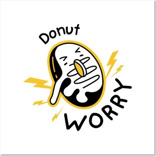 Donut worry Posters and Art